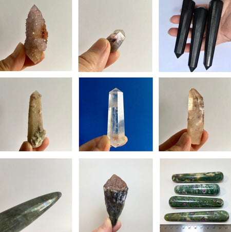 Points, Wands and Lemurian Crystals