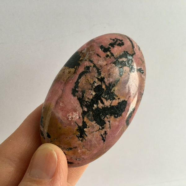 Rhodonite Palm Stone - 29.99