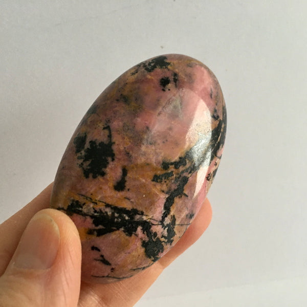 Rhodonite Palm Stone - 29.99