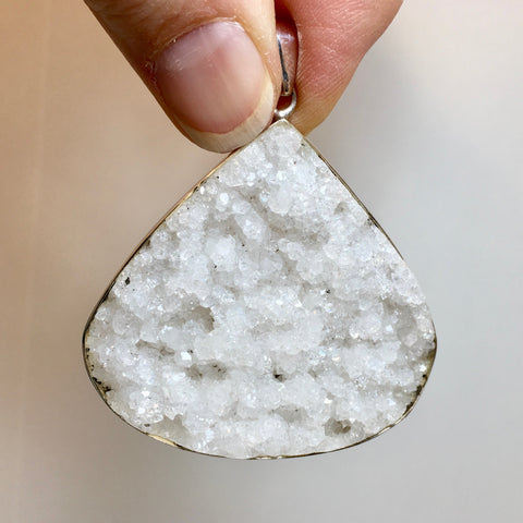 Quartz Druzy Pendant - 39.99