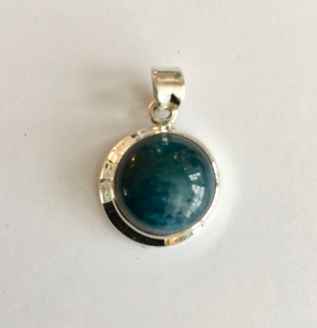 Blue Apatite Pendant - 59.99