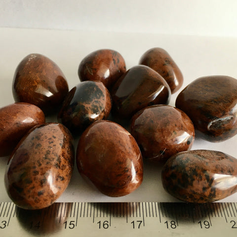 Mahogany Obsidian Tumbled - 2.99