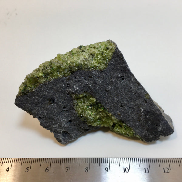 Peridot Olivine on Basalt - 13.99